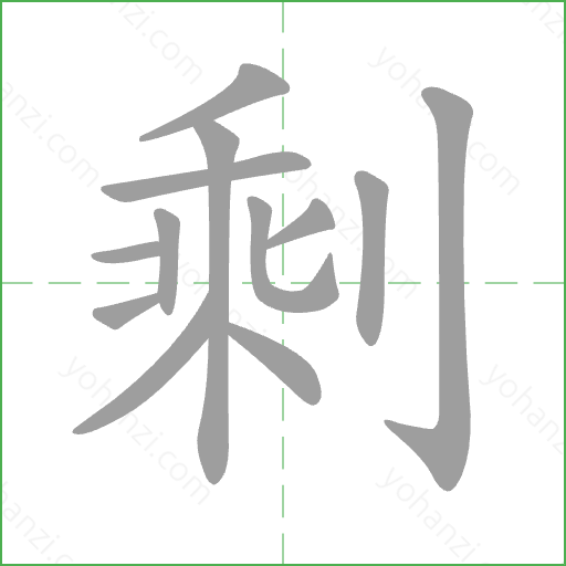 剩 Stroke Order Animation