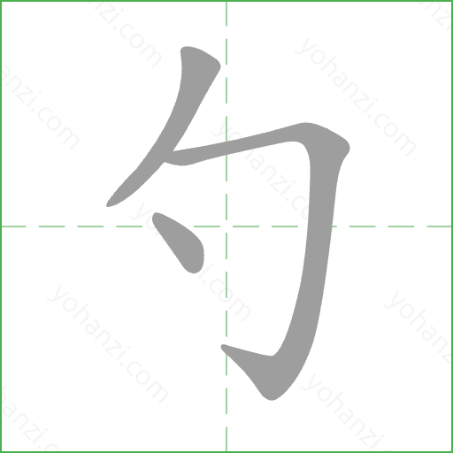 勺 Stroke Order Animation