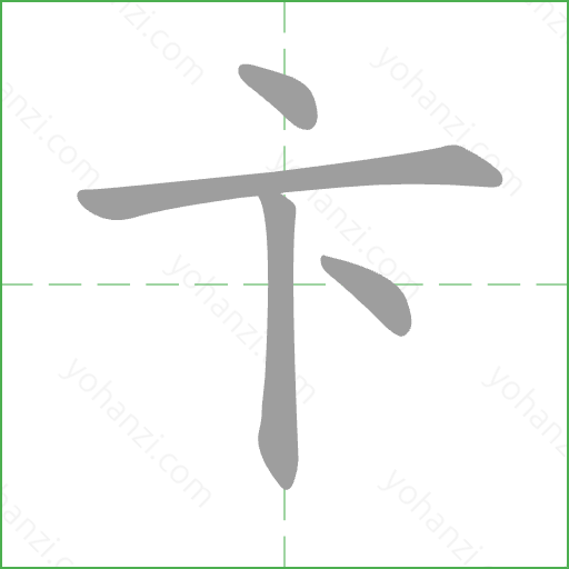 卞 Stroke Order Animation