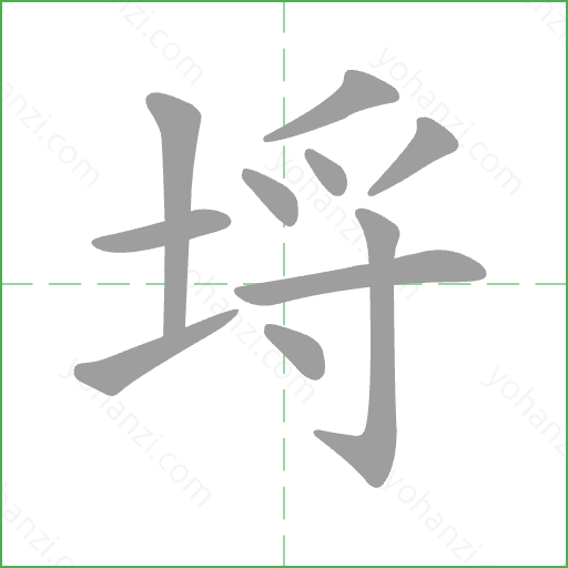 埒 Stroke Order Animation