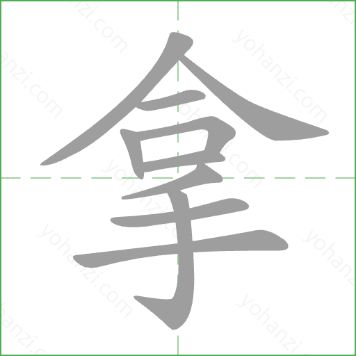 拿 Stroke Order Animation