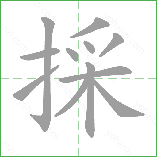 採 Stroke Order Animation