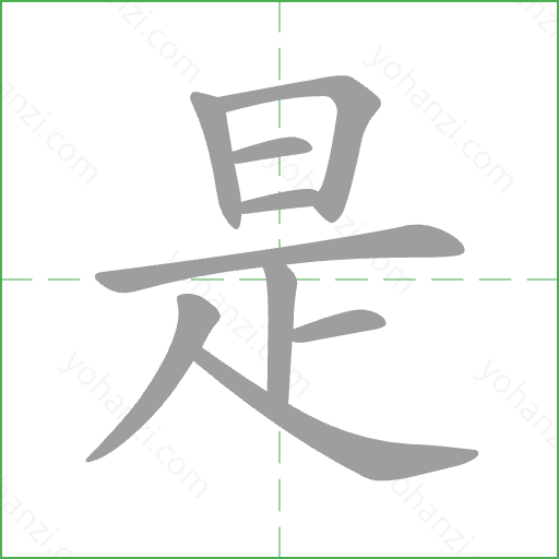 是 Stroke Order Animation