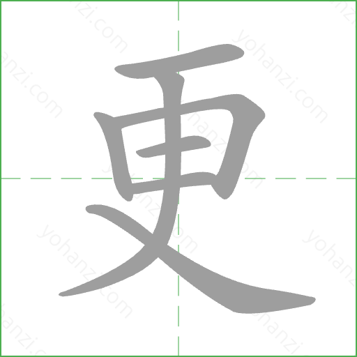 更 Stroke Order Animation