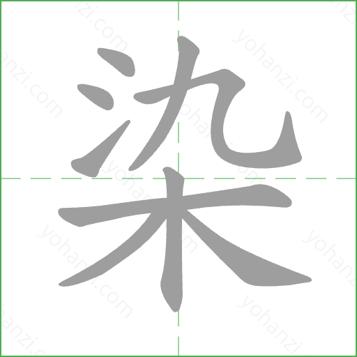 染 Stroke Order Animation