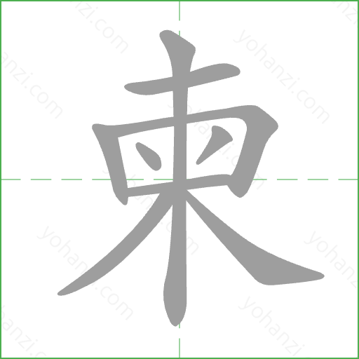 柬 Stroke Order Animation