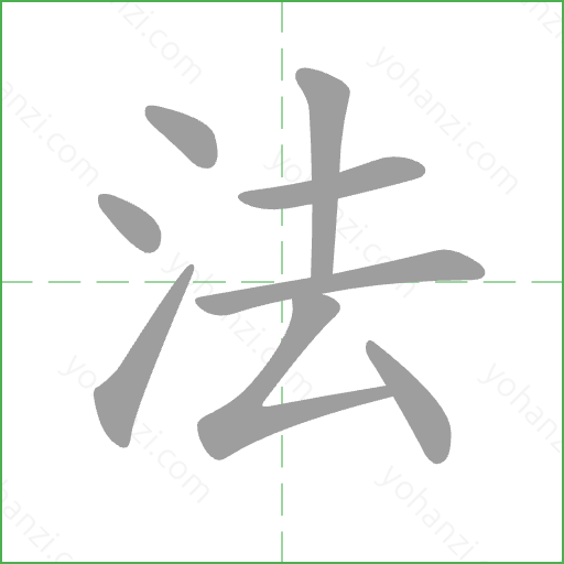 法 Stroke Order Animation