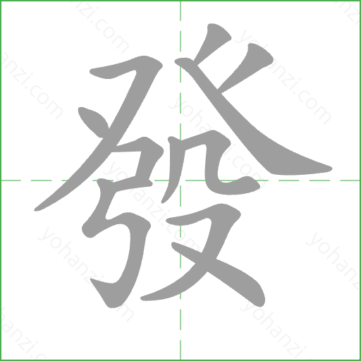 發 Stroke Order Animation