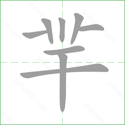羋 Stroke Order Animation