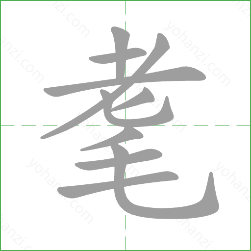 耄 Stroke Order Animation