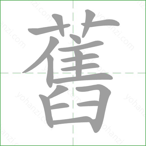 舊 Stroke Order Animation