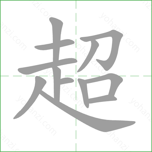 超 Stroke Order Animation