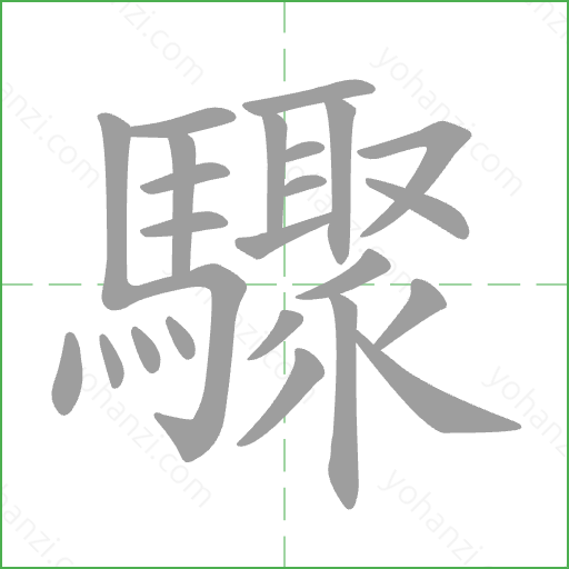 驟 Stroke Order Animation