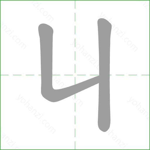 ㄐ Stroke Order Animation