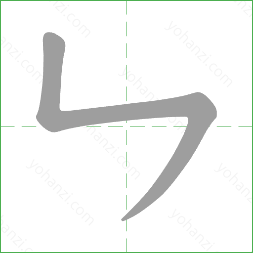 ㄣ Stroke Order Animation