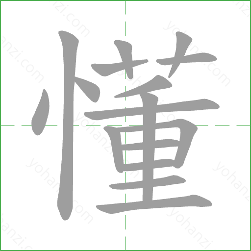 懂 Stroke Order Animation