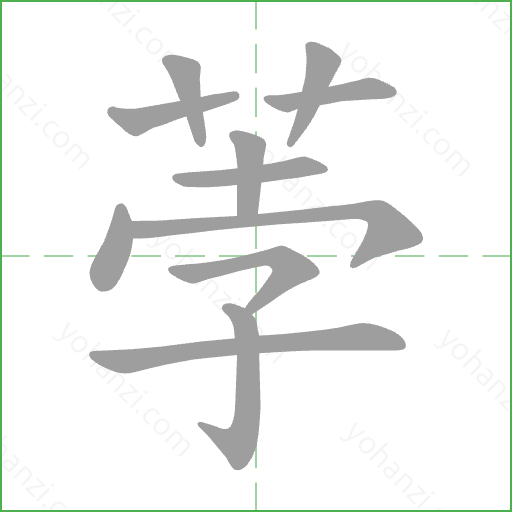 荸 Stroke Order Animation