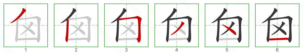 囟 Stroke Order Diagrams